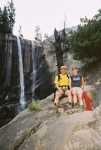 Kim and Chris below Vernal Falls