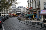Cafe street leading into Le Grand Place