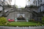 Fountain leading up to Brussels Park