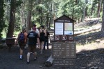 Heading out on our hike to Cinder Cone, an extinct volcano