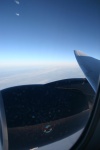 Flying over Greenland.  Headed home.