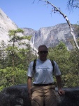 Yosemite Falls on the hike up to Vernal and Nevada Falls