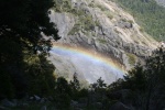 Rainbow created by Falls spray.